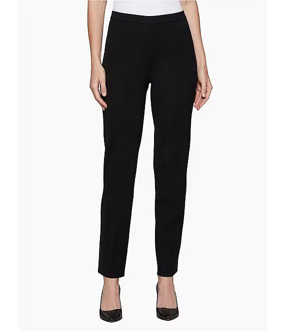 Ming Wang Straight Leg Knit Pull-On Pants | Dillard's | Dillard's