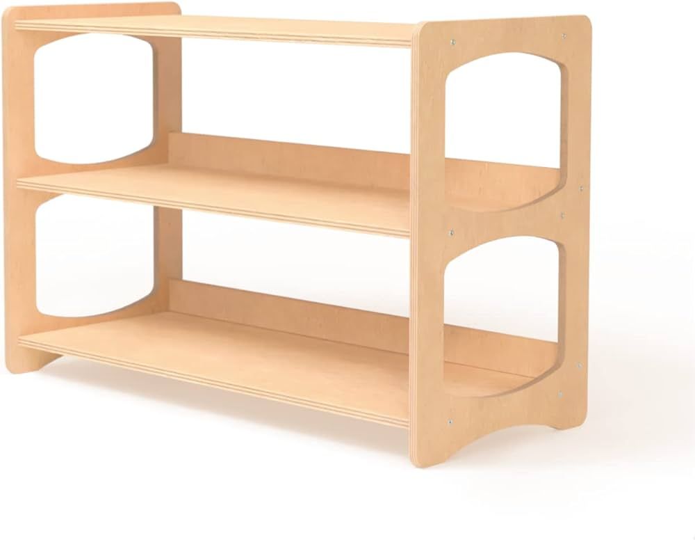 WOOD&ROOM Montessori-Inspired Toy and Book Organizer for Kids Room Shelf Home | Sturdy and Safe B... | Amazon (US)