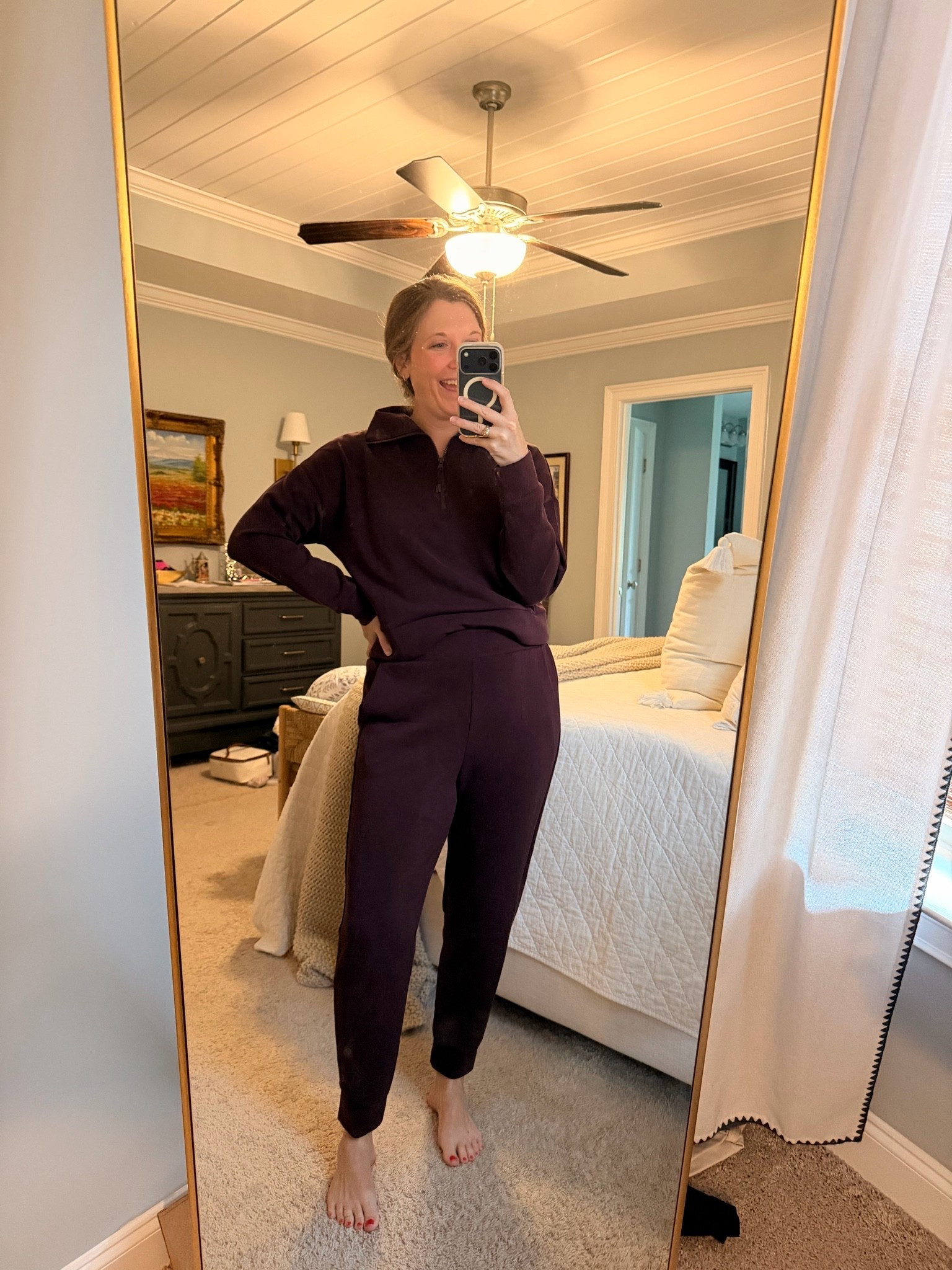 Varley dupe lounge set and soooo soft!

#LTKgrwm #LTKootd #LTKmomlife