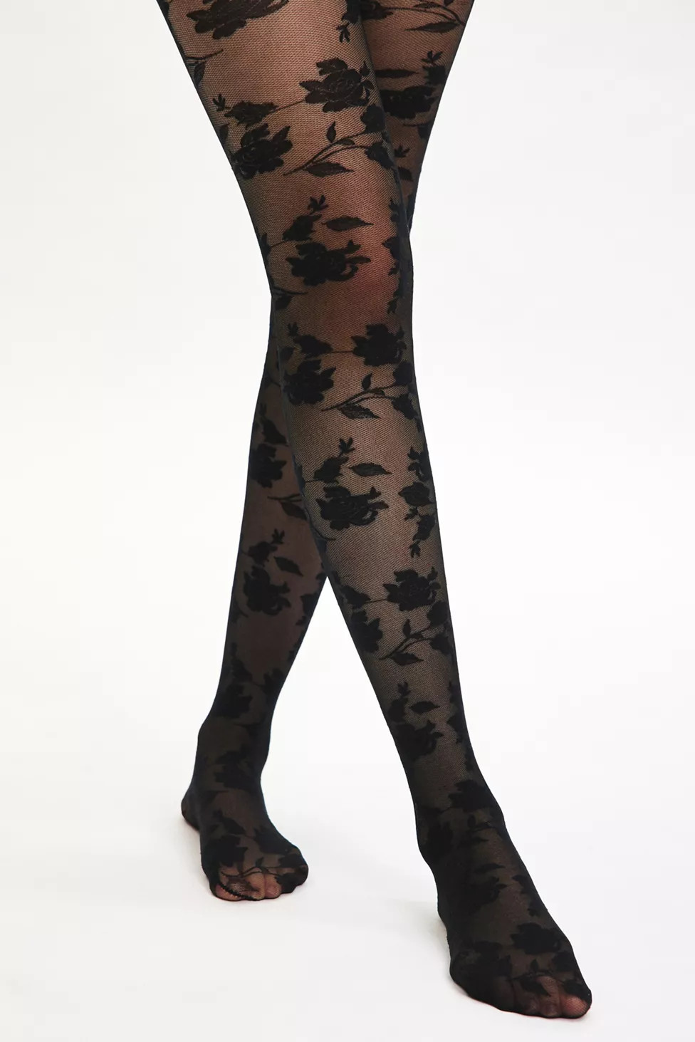Rose Lace Tights | Urban Outfitters (US and RoW)