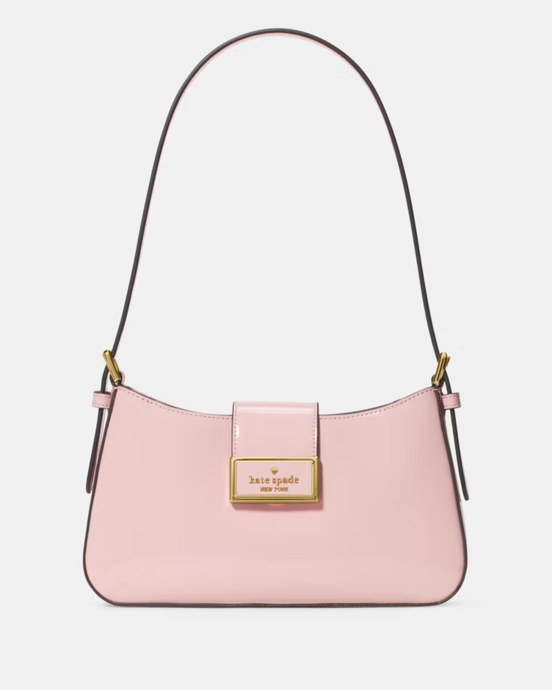 Reegan Patent Fabric Small Shoulder Bag | Kate Spade Outlet