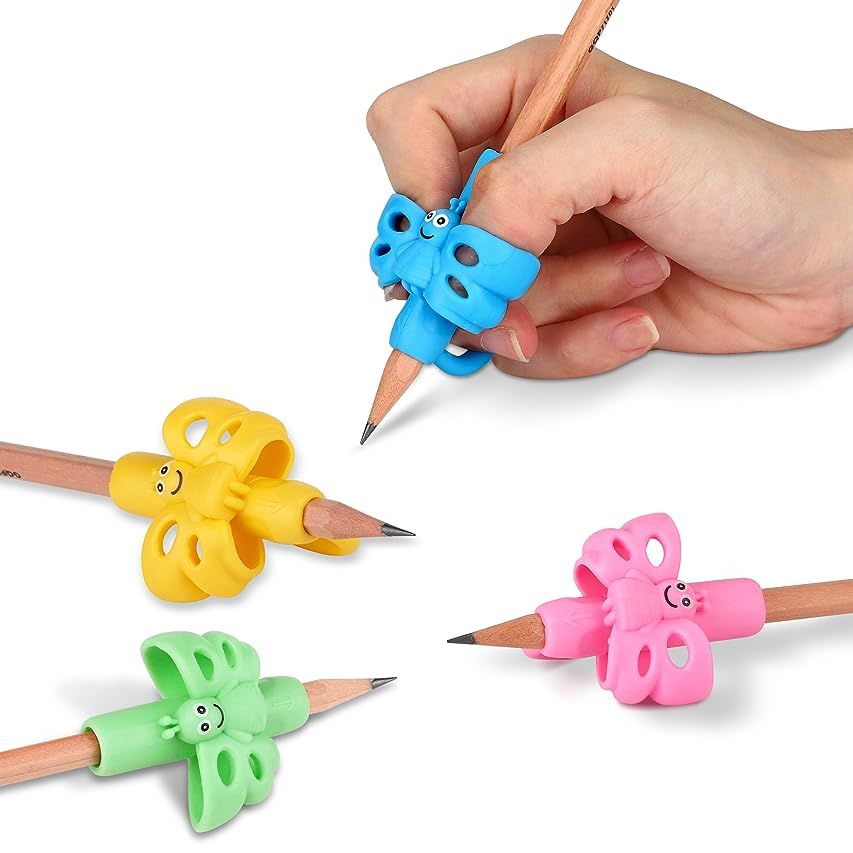 8 Packs Pencil Grips - Koabbit Pencil Grips for Kids Handwriting for Toddlers & Preschoolers, Pencil | Amazon (US)
