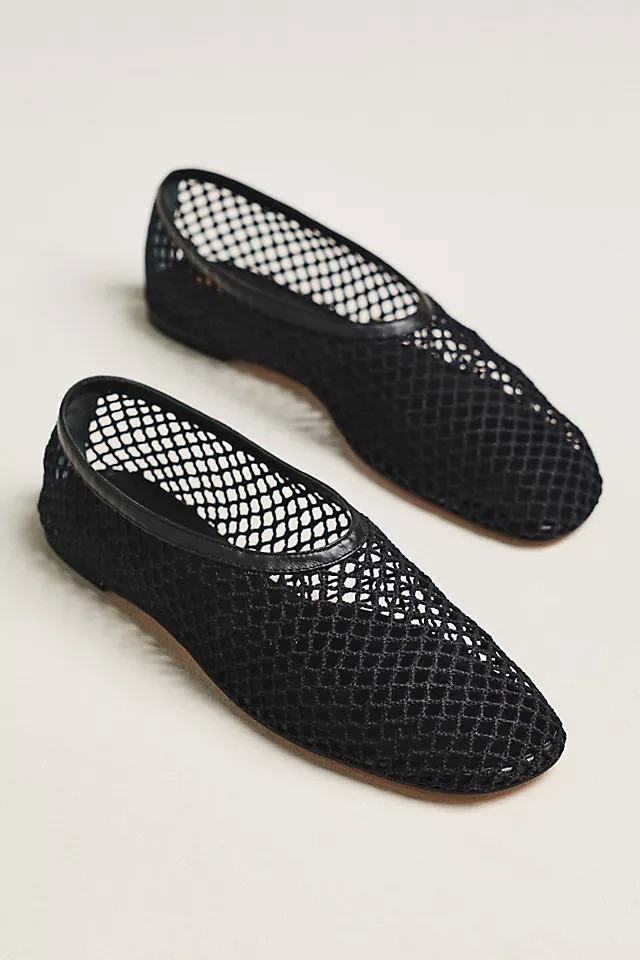 Britt Netted Ballet Flats | Anthropologie (US)