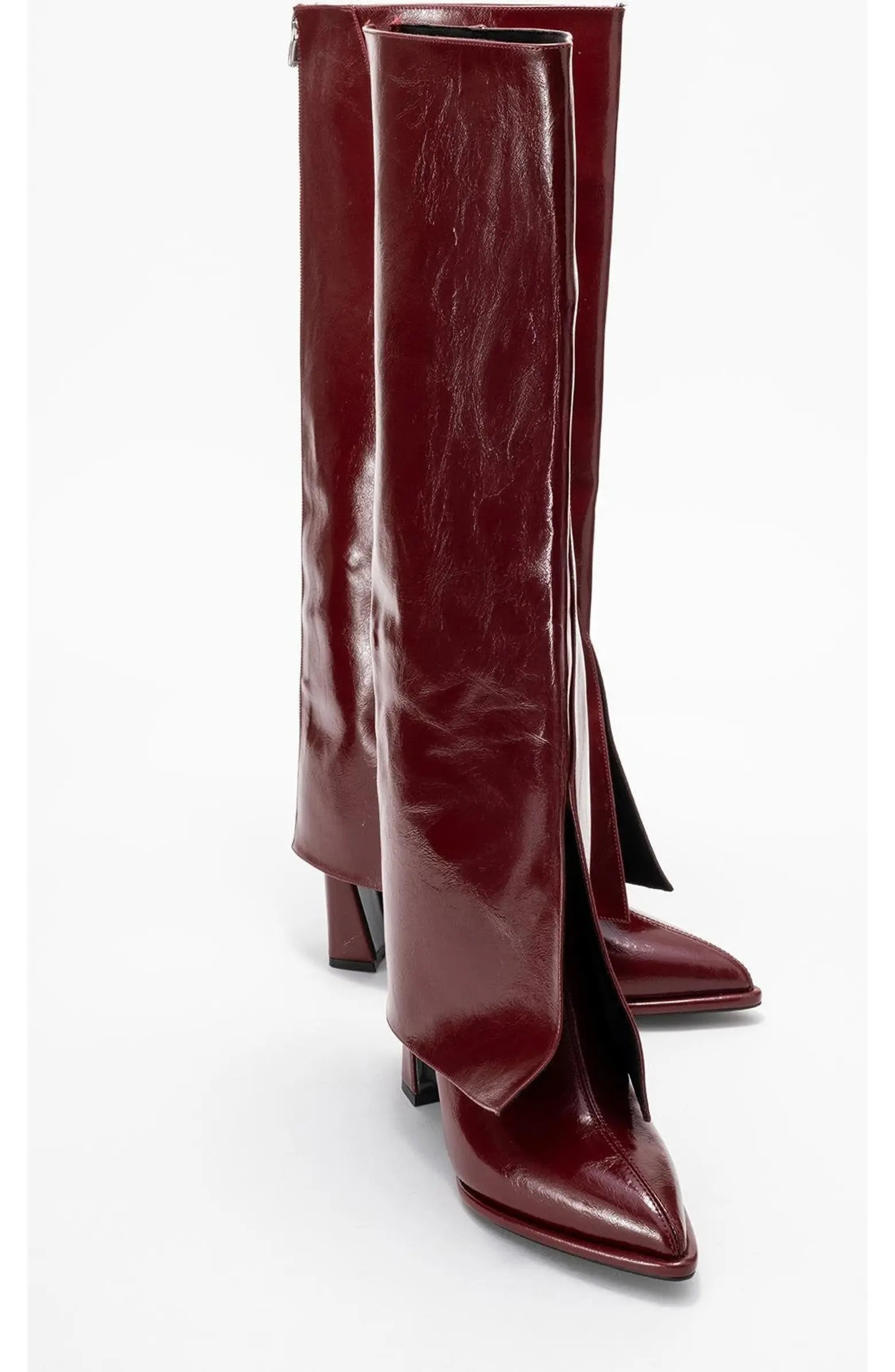 Aja Block Heel Convertible Knee High Boot | Nordstrom