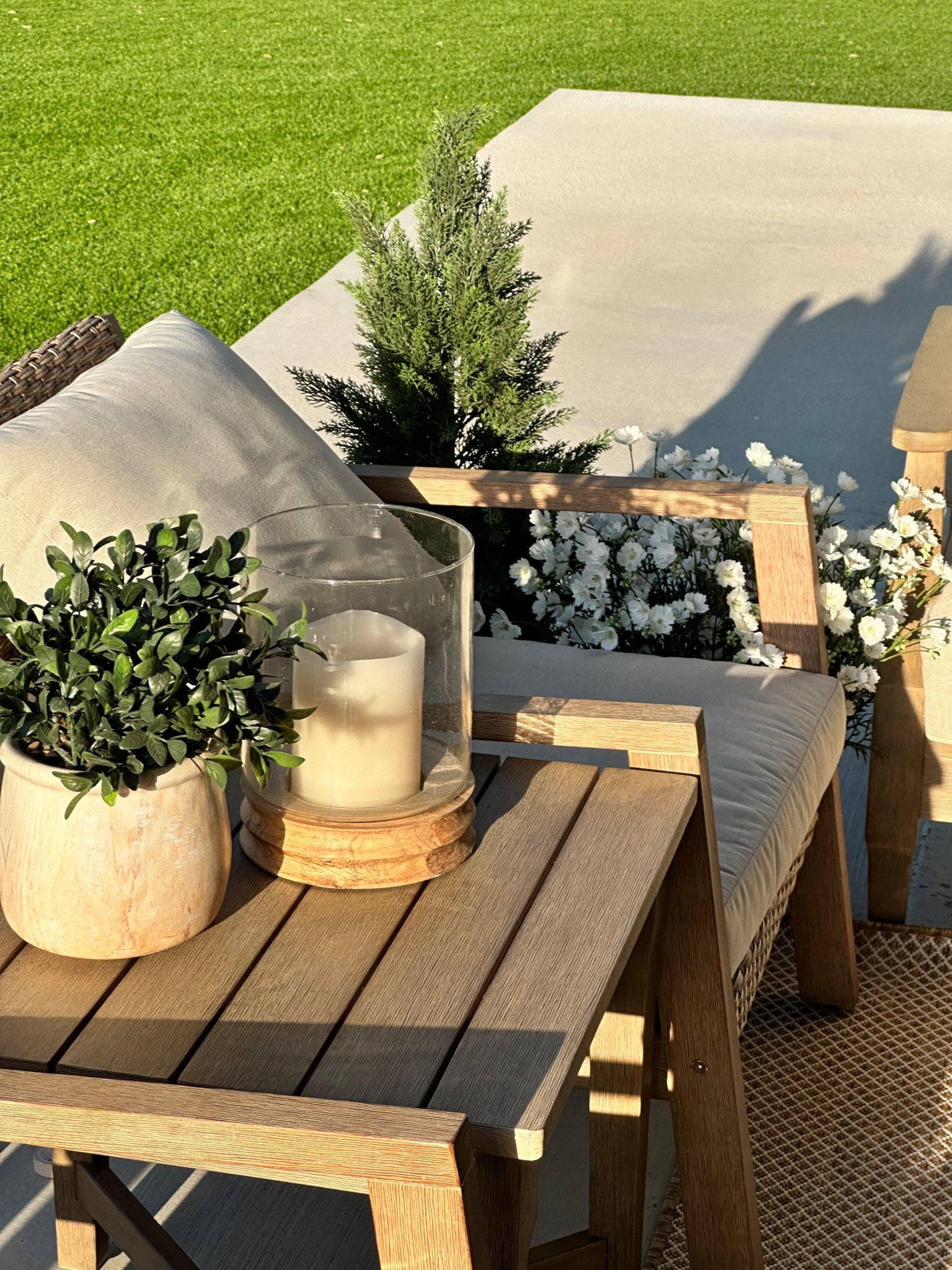 linked the actual chairs an accent table here! absolutely worth it and SOOO comfortable ✨ excited for spring and summer time cook outs back here! 🌸 

#LTKSaleAlert #LTKHome #LTKSeasonal