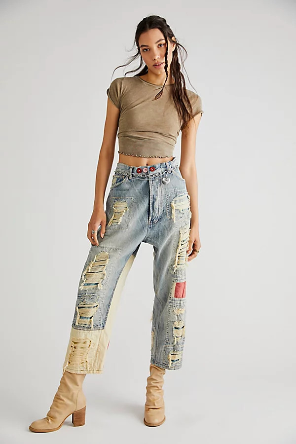 Magnolia Pearl Americana Jeans by Magnolia Pearl at Free People, Americana, One Size | Free People (Global - UK&FR Excluded)