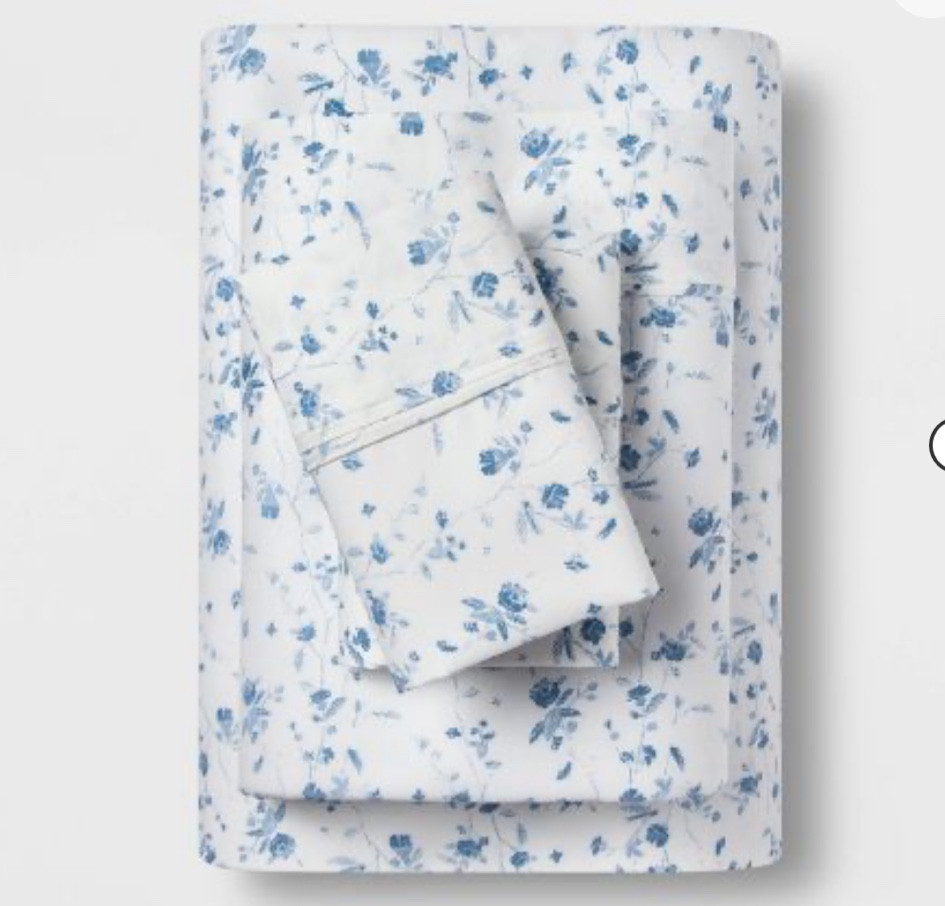 I love the girly shabby chic vibes of these blue floral sheets!

#LTKhome #LTKfindsunder100