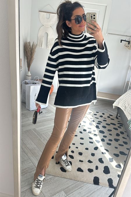 Winter black and white sweater from Amazon. Under $50 wearing size small. Fall outfit, winter outfit, casual outfit  

#LTKSeasonal #LTKstyletip #LTKHoliday