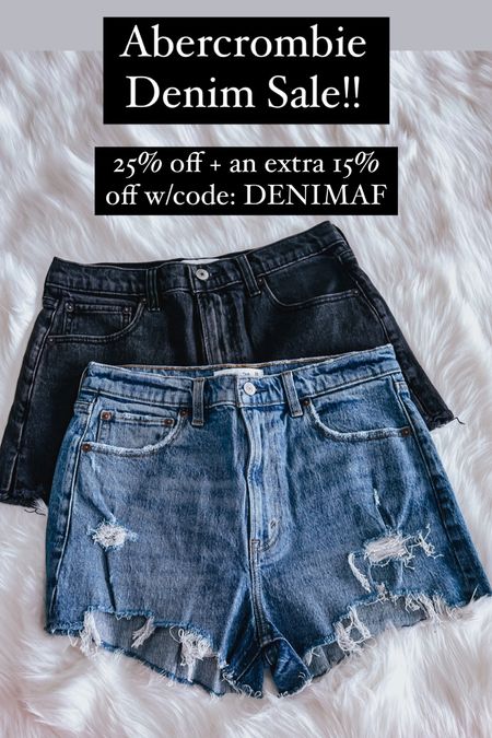 Abercrombie denim sale!! Use code: DENIMAF for an extra 15% off! I size up one size. 

Lee Anne Benjamin 🤍

#LTKstyletip #LTKsalealert #LTKunder50