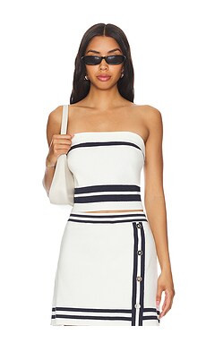 Central Park West Sunny Tube Top in Navy from Revolve.com | Revolve Clothing (Global)