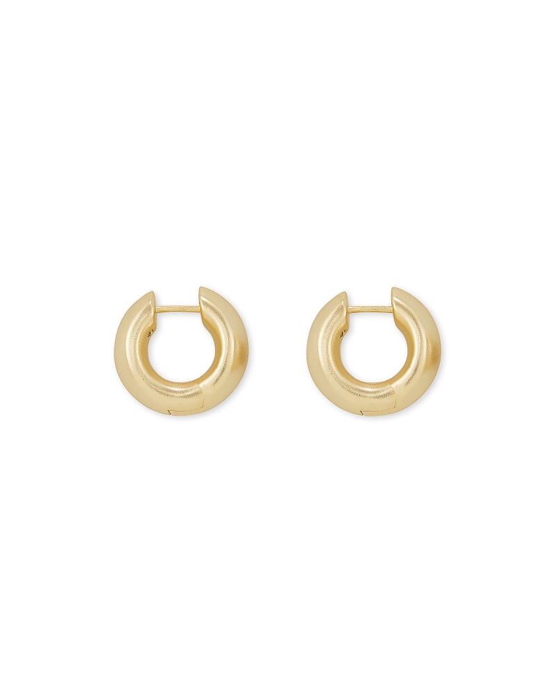 Mikki Huggie Earrings in Gold | Kendra Scott