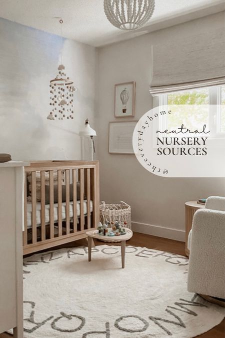 NEUTRAL NURSERY SOURCES ⛅️

#LTKhome #LTKbaby #LTKkids