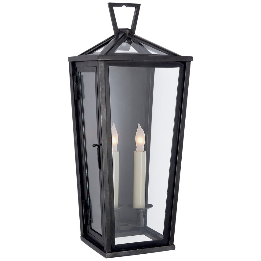 Darlana Small Tall 3/4 Wall Lantern | Visual Comfort