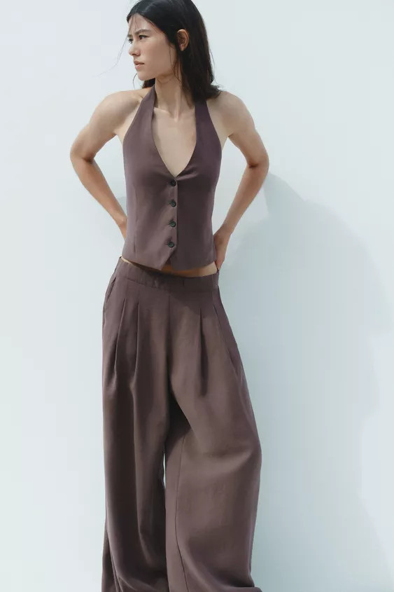 HALTER TIE VEST | Zara US