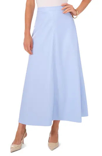 Vince Camuto Faux Leather A-Line Skirt in Kentucky Blue at Nordstrom Rack, Size Large | Nordstrom Rack