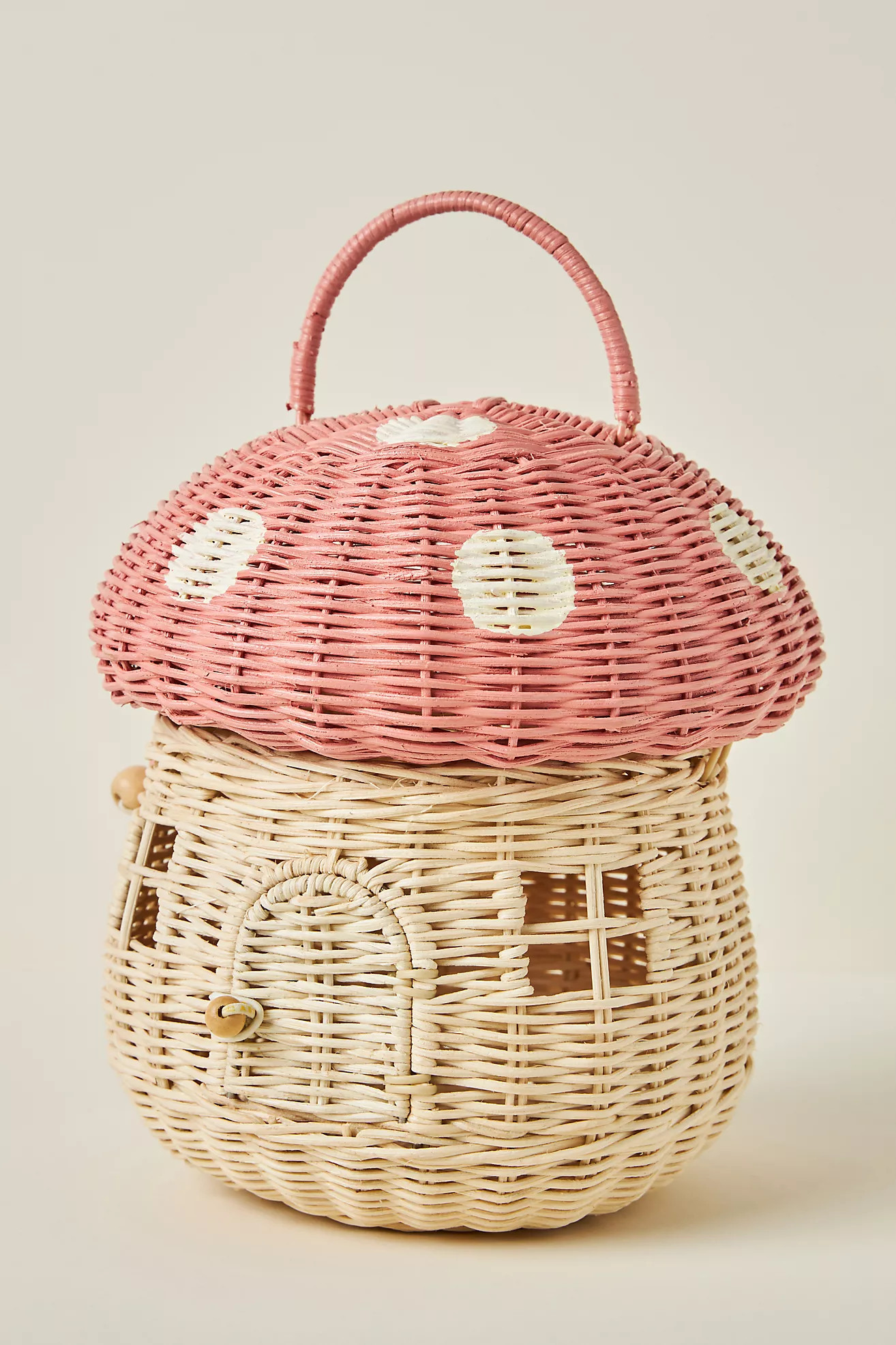 Olli Ella Kids Mushroom Basket | Anthropologie (US)