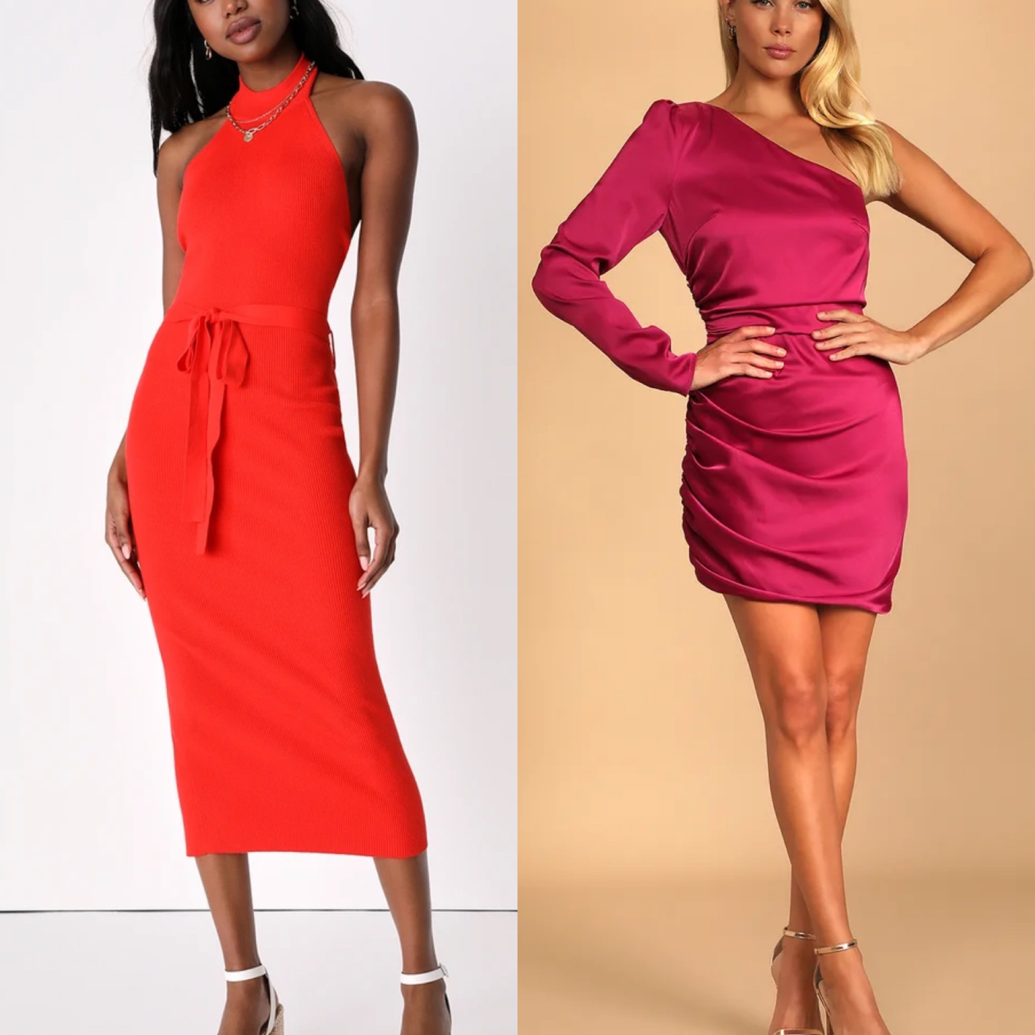 Valentines day dress, red dress, pink dress 

#LTKstyletip #LTKSeasonal