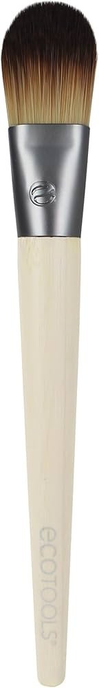 EcoTools Classic Foundation Makeup Brush, For Liquid & Cream Foundation, Streak-Free Makeup, Buil... | Amazon (US)