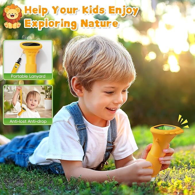 Microscope for Kids, Ahalfcit explorerscope with 2'' Inch Screen -1000X Zoom Portable Microscope ... | Amazon (US)