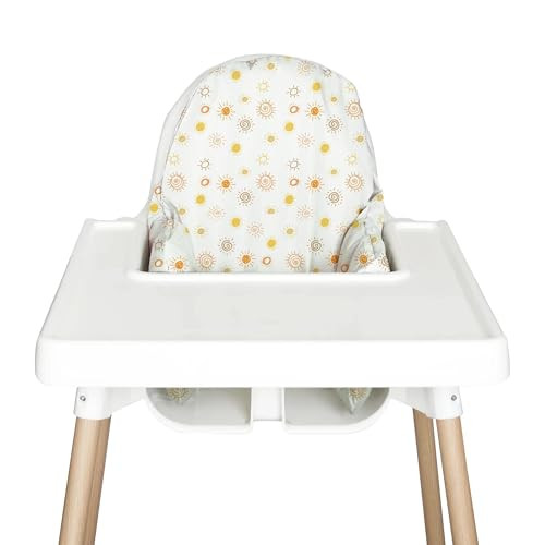 Nibble and Rest Highchair Insert Cover, Compatible for IKEA Antilop Highchair, High Chair Accessories Stain-Proof and Wipeable Insert Cover (Cushion NOT Included)(Suns) | Amazon (US)