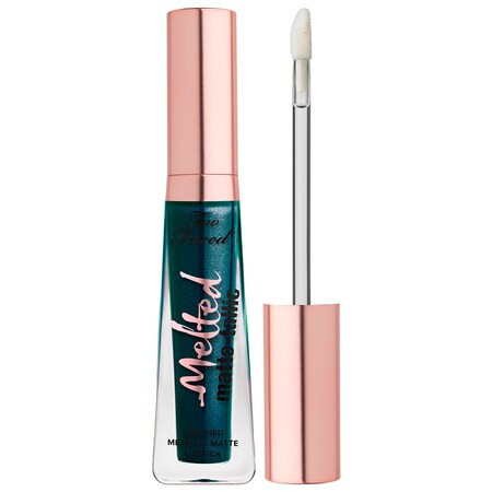 Too Faced Melted Matte-Tallic Liquified Metallic Matte Lipstick The Real Teal .23 oz | Sephora (US)
