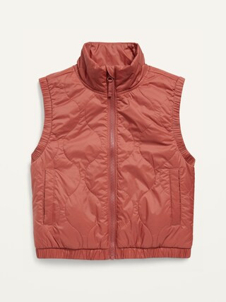 Cropped Quilted Vest for Girls | Old Navy (US)
