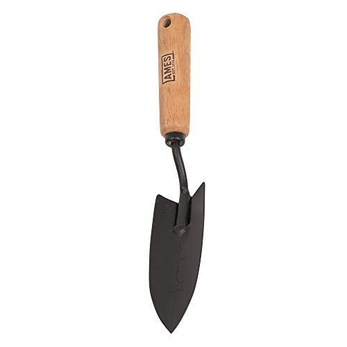 AMES 2446200 Tempered Steel Hand Transplanter with Wood Handle, 12-Inch | Amazon (US)