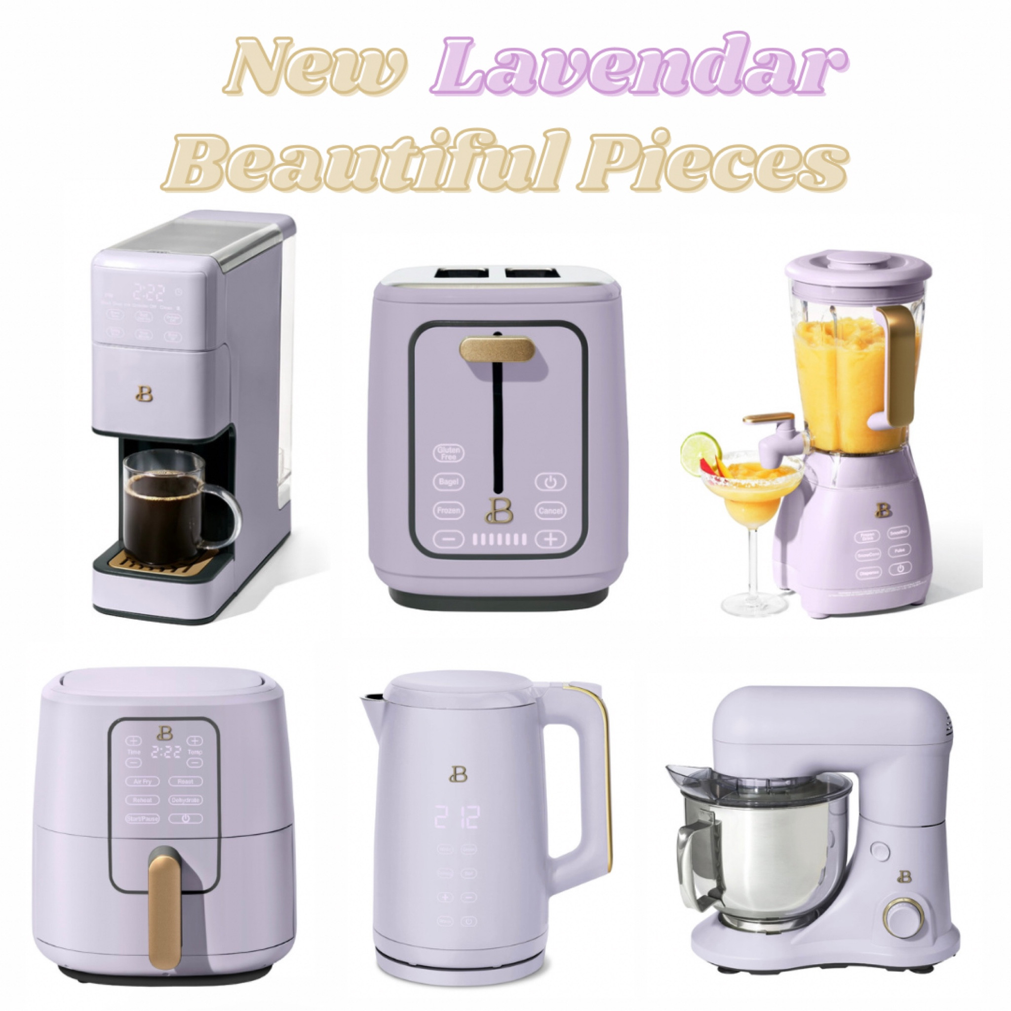 The favorite lavender color is back in the Drew Barrymore Beautiful collection at Walmart 💜🦄

If you’re looking for a kitchen refresh or a housewarming gift for someone that loves the Beautiful line/or purple 💜 these would all make amazing gifts!

#LTKGiftGuide #LTKhome #LTKSeasonal