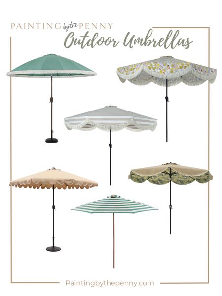 Outdoor umbrellas #outdoorfurniture #outdoordecor 

#LTKSeasonal #LTKHome