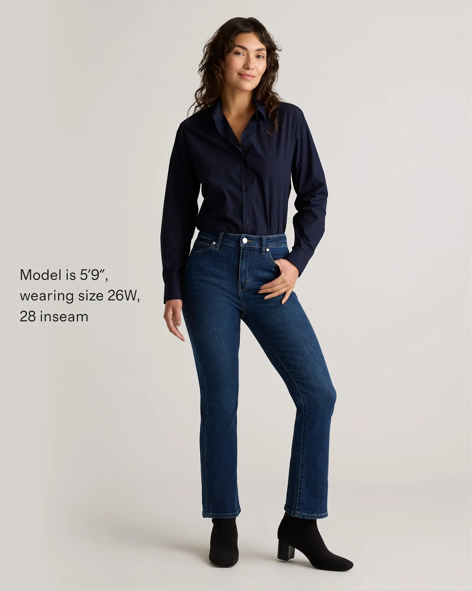 Bella Stretch Kick Flare Jeans | Quince