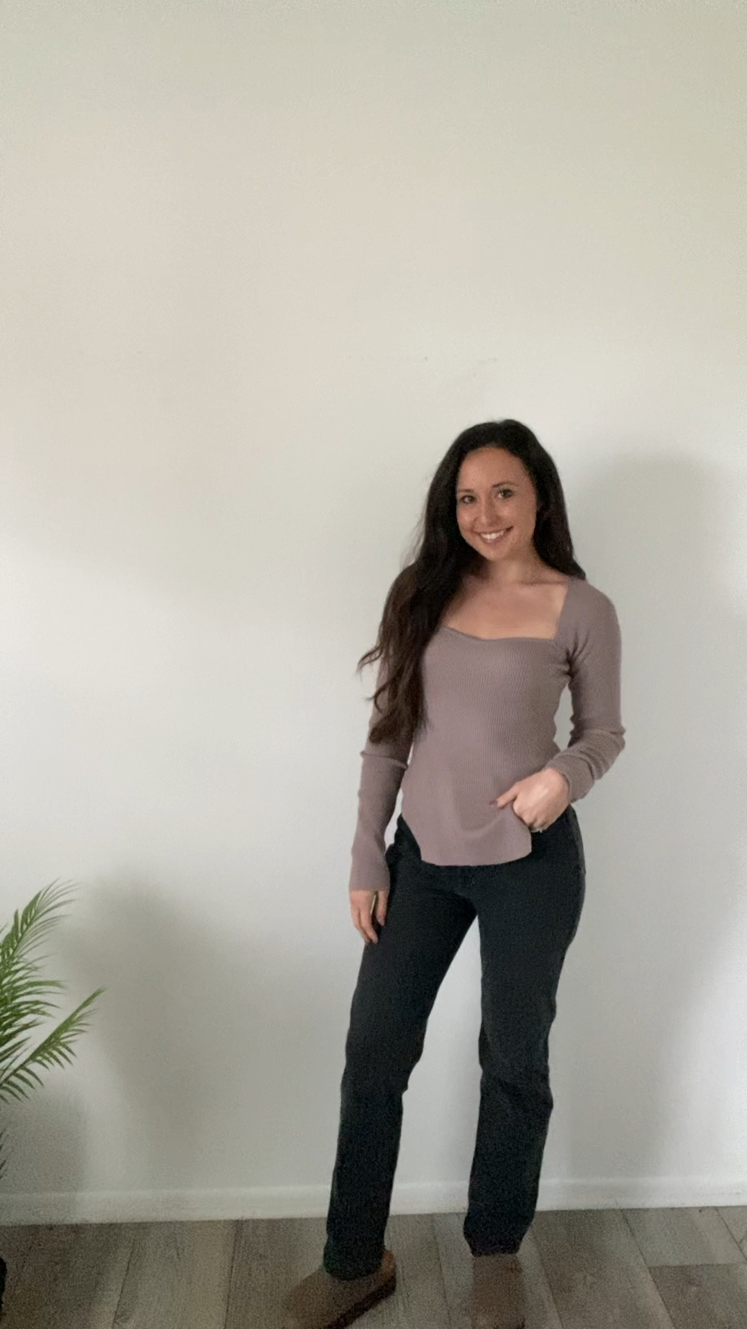 90s straight leg jeans and a trendy long sleeve sweater 

#LTKstyletip #LTKSpringSale #LTKfindsunder50