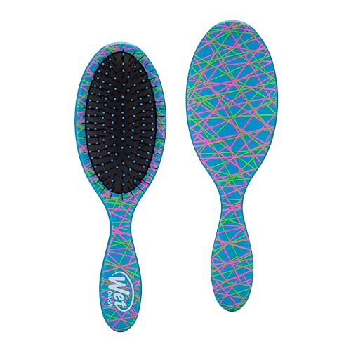 Wet Brush Original Detangling Brush, Night Vision Blue - Gently Detangles Various Hair Types - IntelliFlex Bristles - Painless Brush for Curly, Straight, Thick & Wavy Hair | Amazon (US)