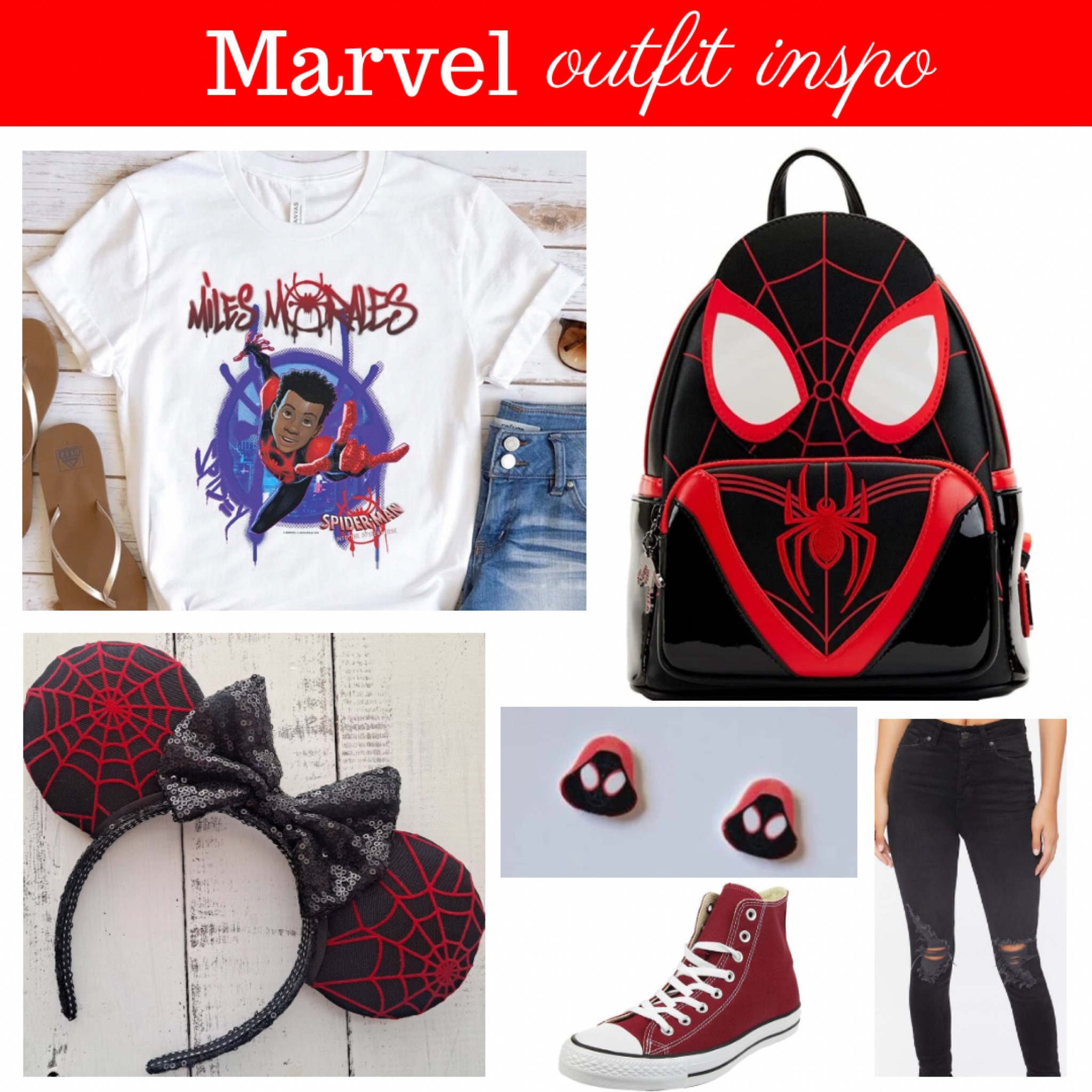 Marvel Miles Morales outfit perfect for a day at the Disney Parks 

#disneyworld #disneyworldoutfit
#disneyoutfit #disney #marvel #marveloutfit #spiderman #milesmoralesoutfit


#LTKfamily #LTKstyletip #LTKunder50