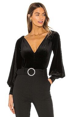 Bardot Bryony Bodysuit in Black from Revolve.com | Revolve Clothing (Global)