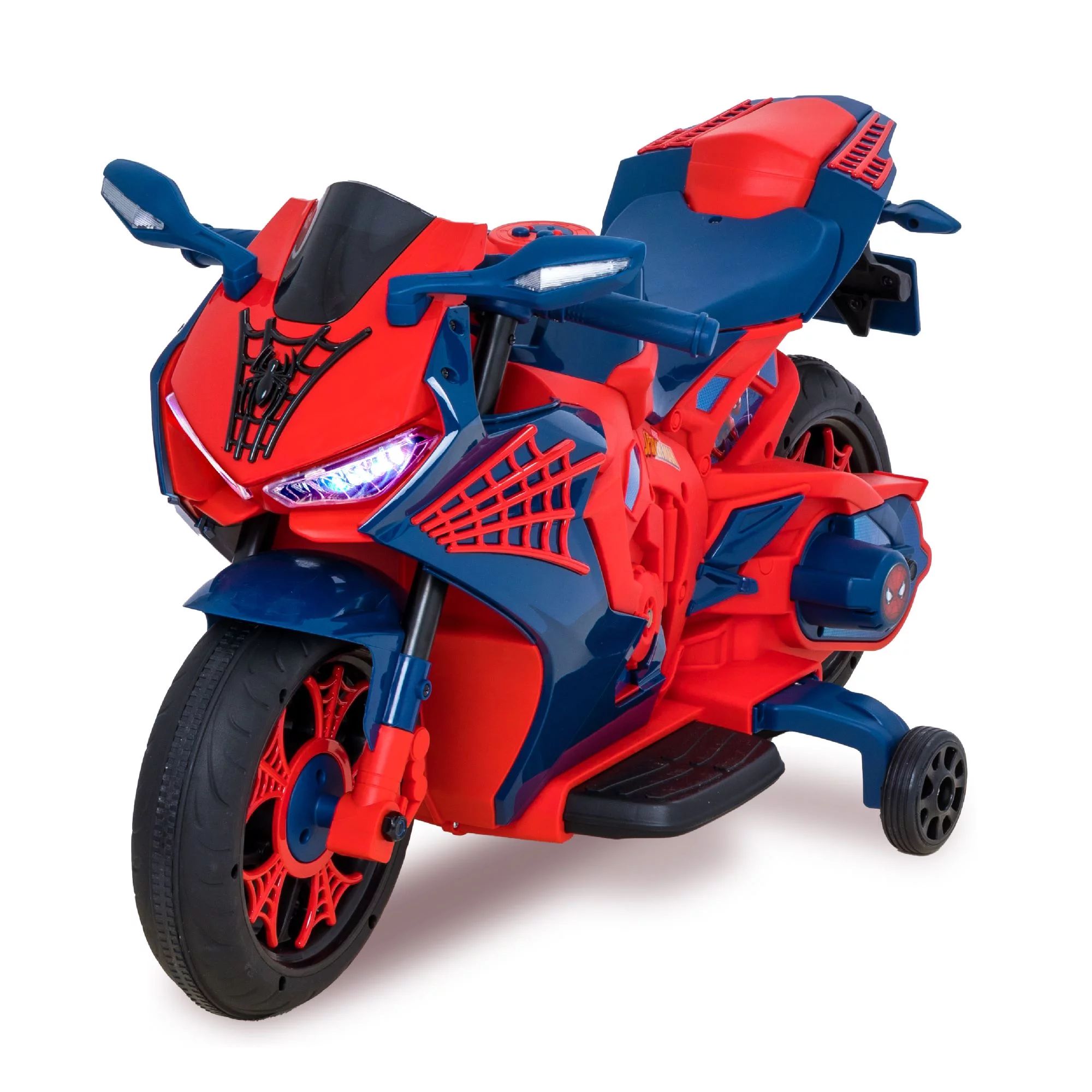 Spiderman 6V Motorcycle Ride On, for Kids, Ages 3+, Rechargeable Battery, up to 65lbs | Walmart (US)