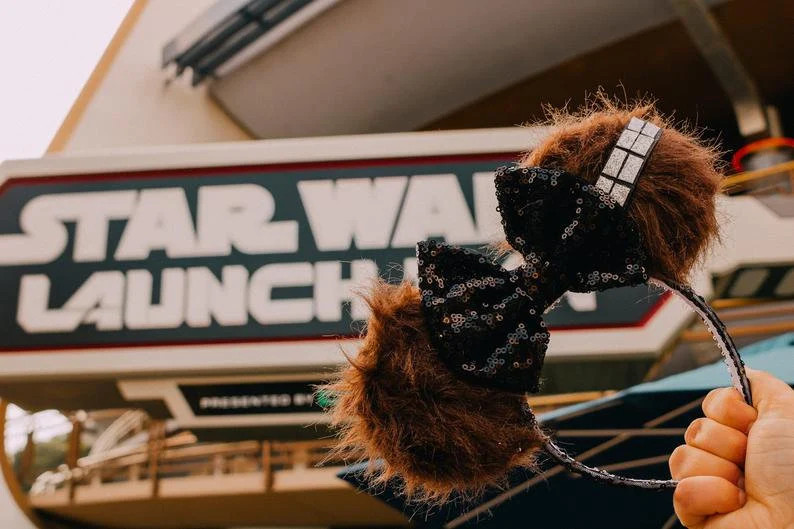 Chewbacca Star Wars Land Mouse Ears - Etsy | Etsy (US)