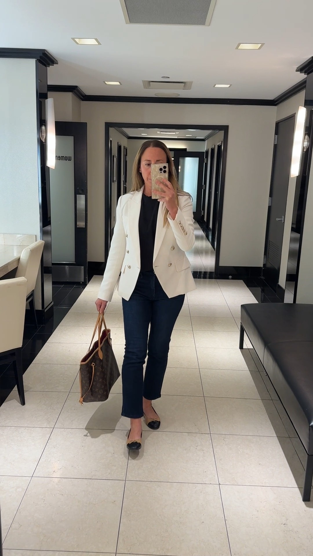 I love this crisp cream blazer. The texture is so pretty snd really gives the idea of quiet luxury. I’ve seen it on sale at times too!  These cap toe shoes are my go to when I want to look polished but still be comfortable. They are tts  

#LTKShoeCrush #LTKSeasonal #LTKWorkwear