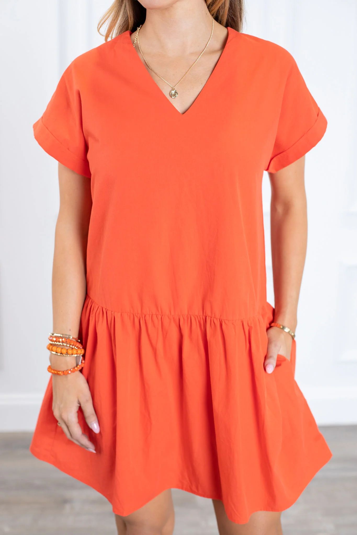 Cece Dress- Orange | Avara
