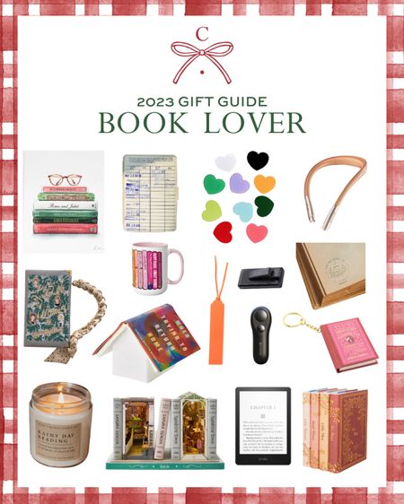 Gift guide for book lovers, book gift guide, Christmas gifts for readers 

#LTKGiftGuide