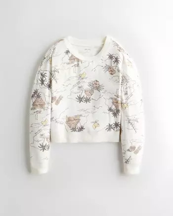 Dreamworthy Soft Crewneck Sweatshirt | Hollister UK