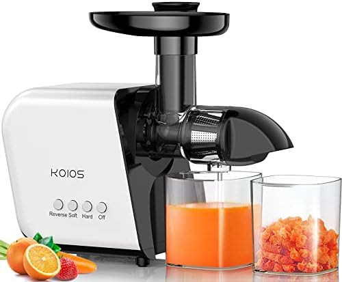 KOIOS Juicer, Slow Masticating Juicer Extractor with Reverse Function, Cold Press Juicer Machine wit | Amazon (US)