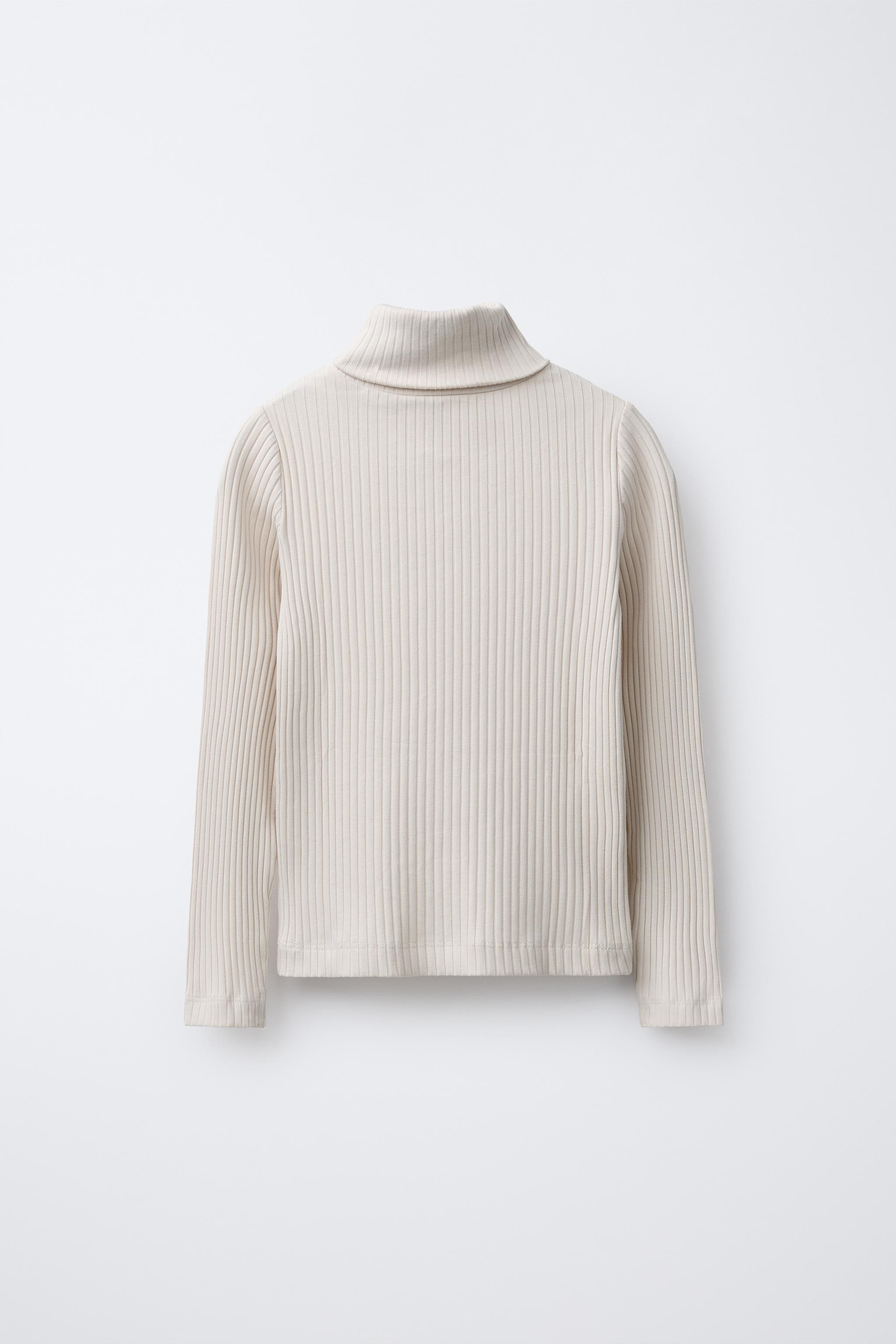 RIBBED TURTLENECK T-SHIRT | Zara US