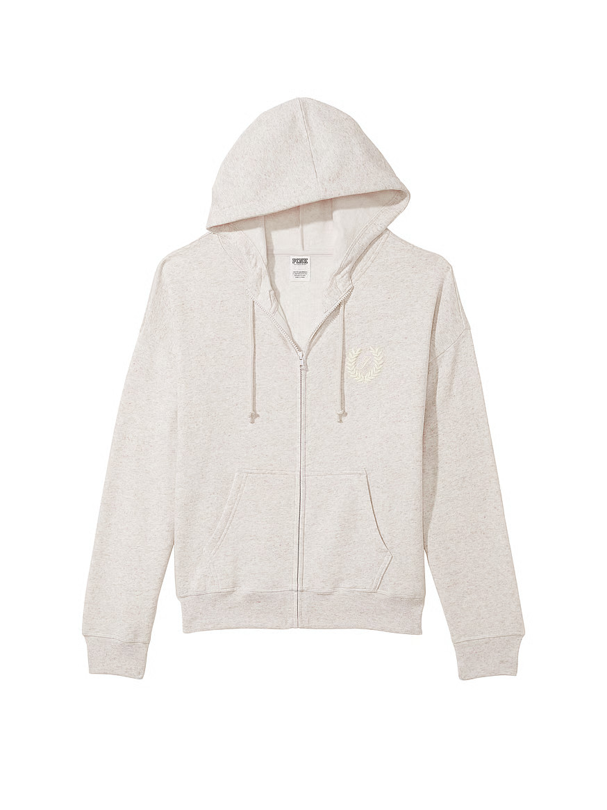 Buy Everyday Fleece Full-Zip Hoodie - Order Hoodies & Sweatshirts online 5000009687 - PINK US | Victoria's Secret (US / CA )