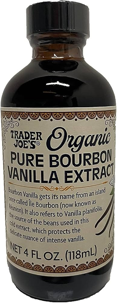 Trader Joe's Pure Bourbon Vanilla Extract - 4 Fl. Oz., 118ml in Plastic Bottle_AB | Amazon (US)