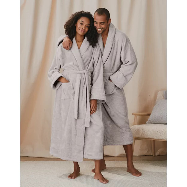Unisex Organic Cotton Classic Robe | The White Company UK & ROW