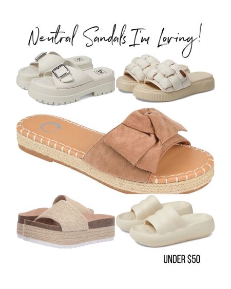 Neutral spring sandals I’m loving under $50!

Spring break / resort wear / vacation outfit


#LTKunder50 #LTKSeasonal #LTKshoecrush