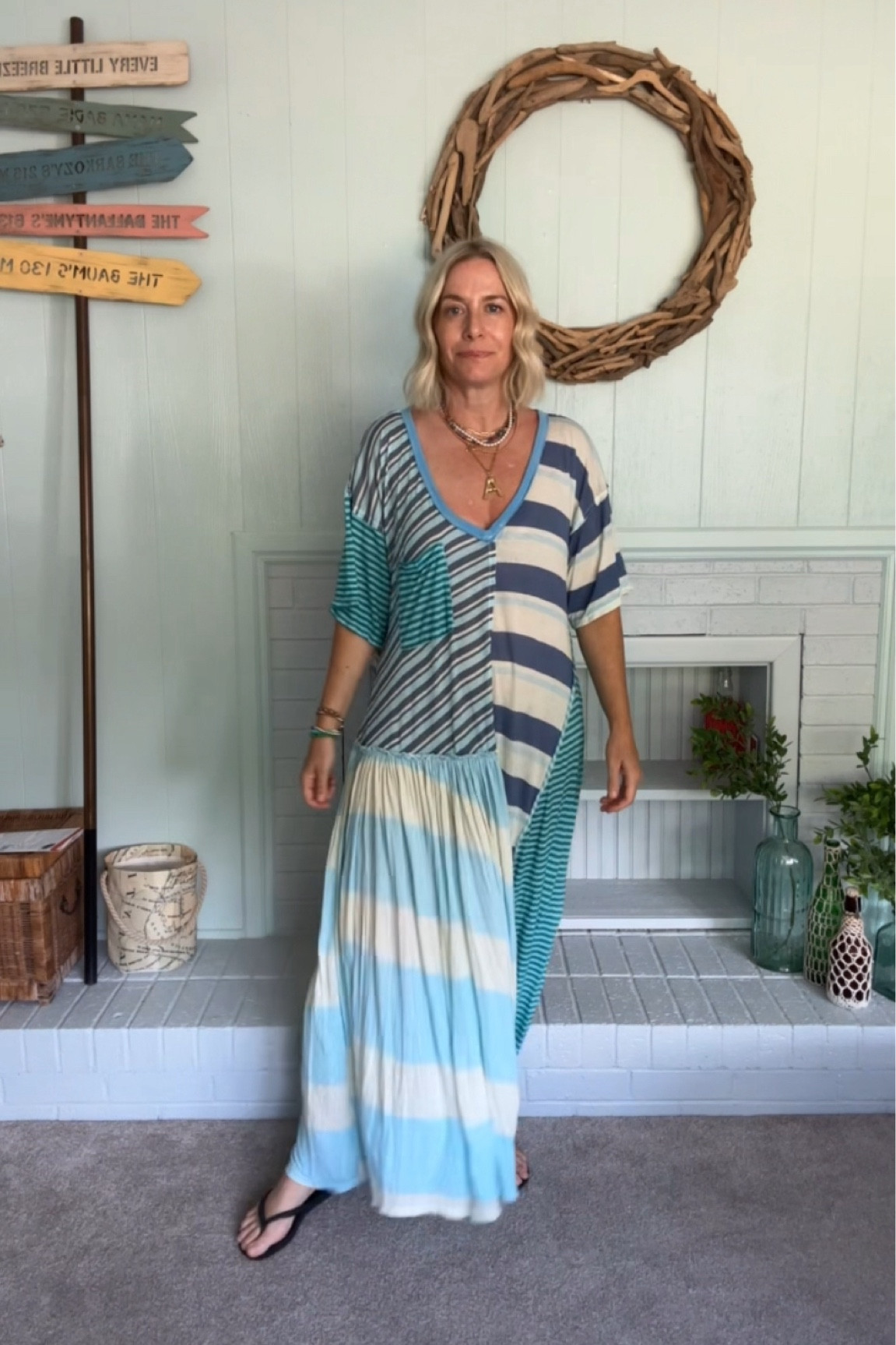 Patchwork Dress 🩵💙

#LTKSeasonal #LTKStyleTip #LTKOver40