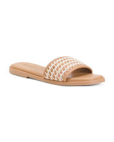Taffy Crochet Slide Sandals | TJ Maxx
