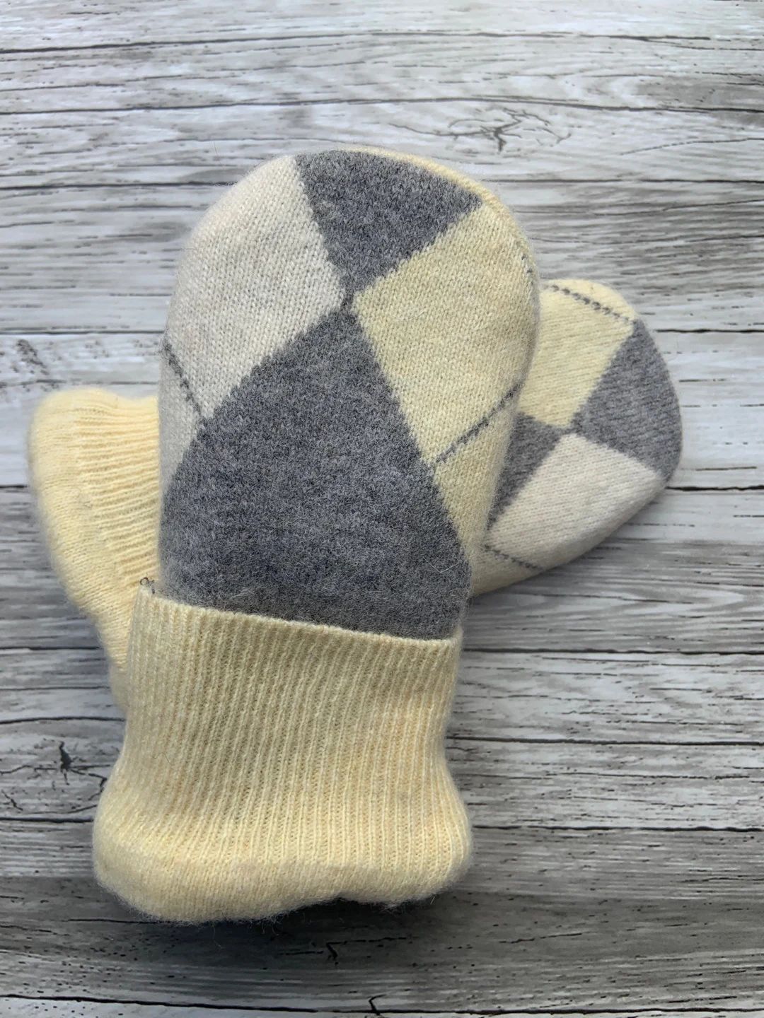 Toddler Mittens Felted Wool Mittens Fleece Lined Sweater Mittens - Etsy | Etsy (US)
