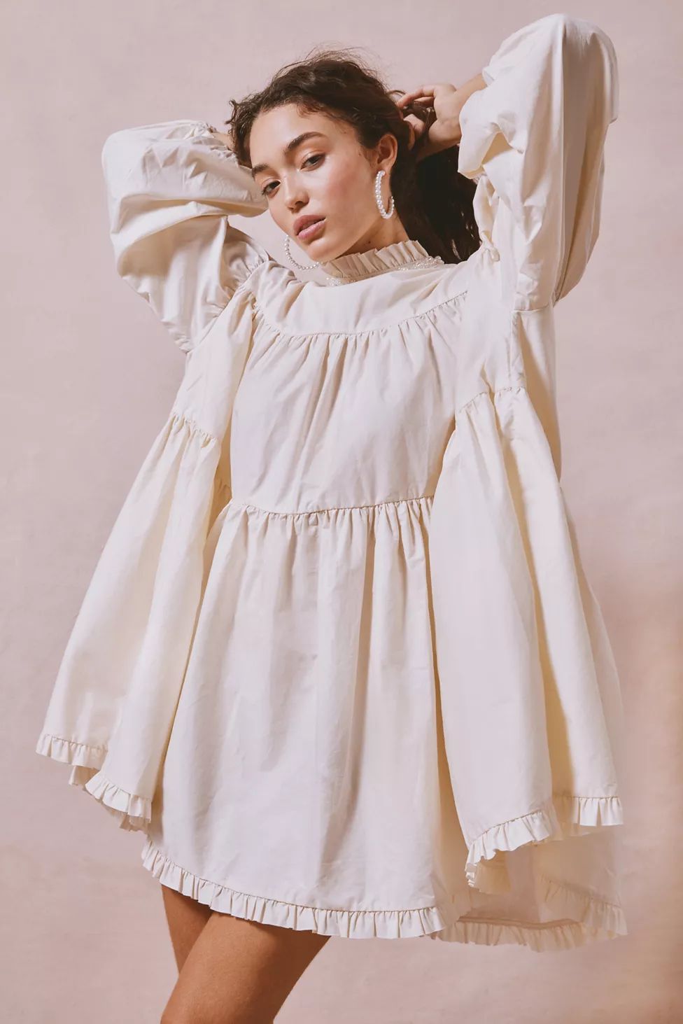 Sister Jane Dream Caneles Tiered Mini Dress | Urban Outfitters (US and RoW)